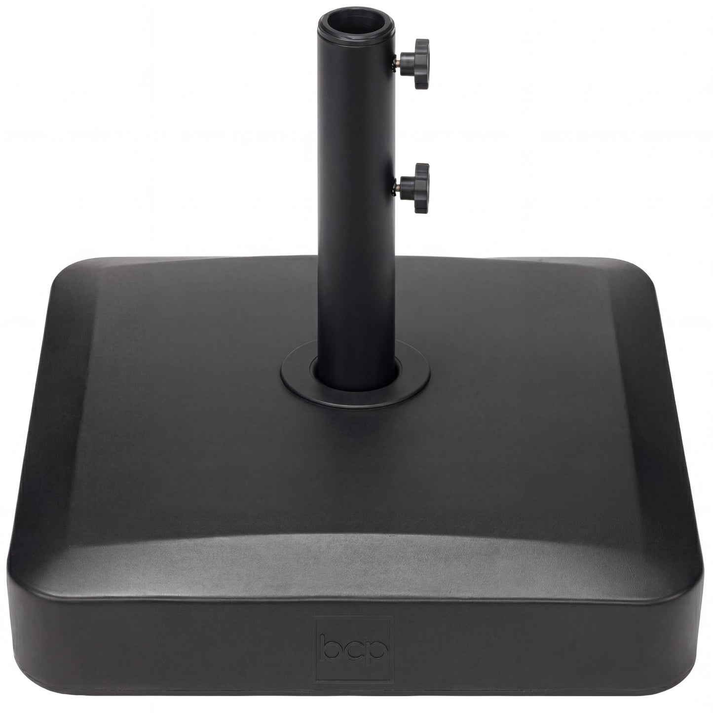 Plastic Patio Umbrella Base Pole Holder Accessory w/ Adjustable Knob