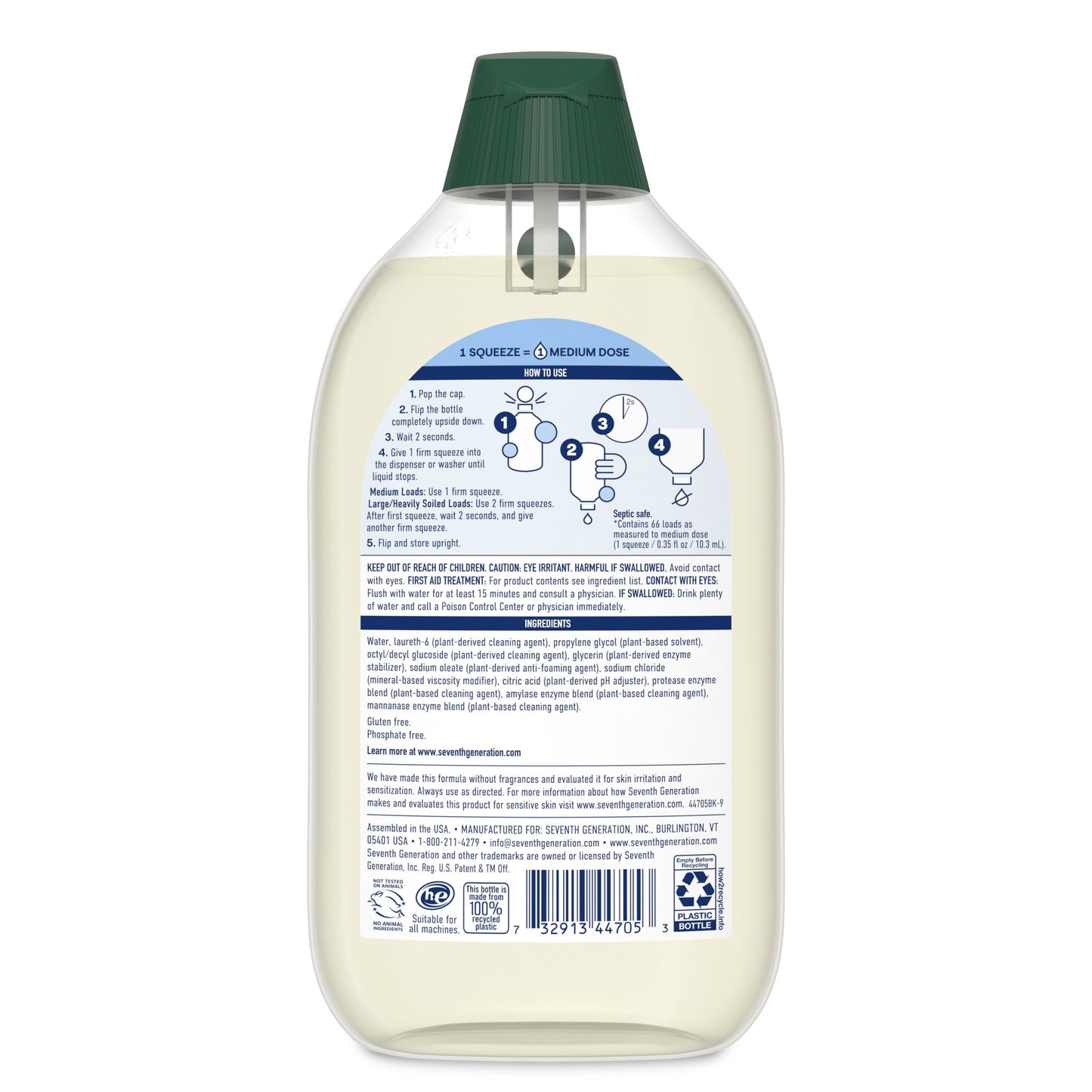 EasyDose™ Ultra Concentrated Laundry Detergent - Free & Clear