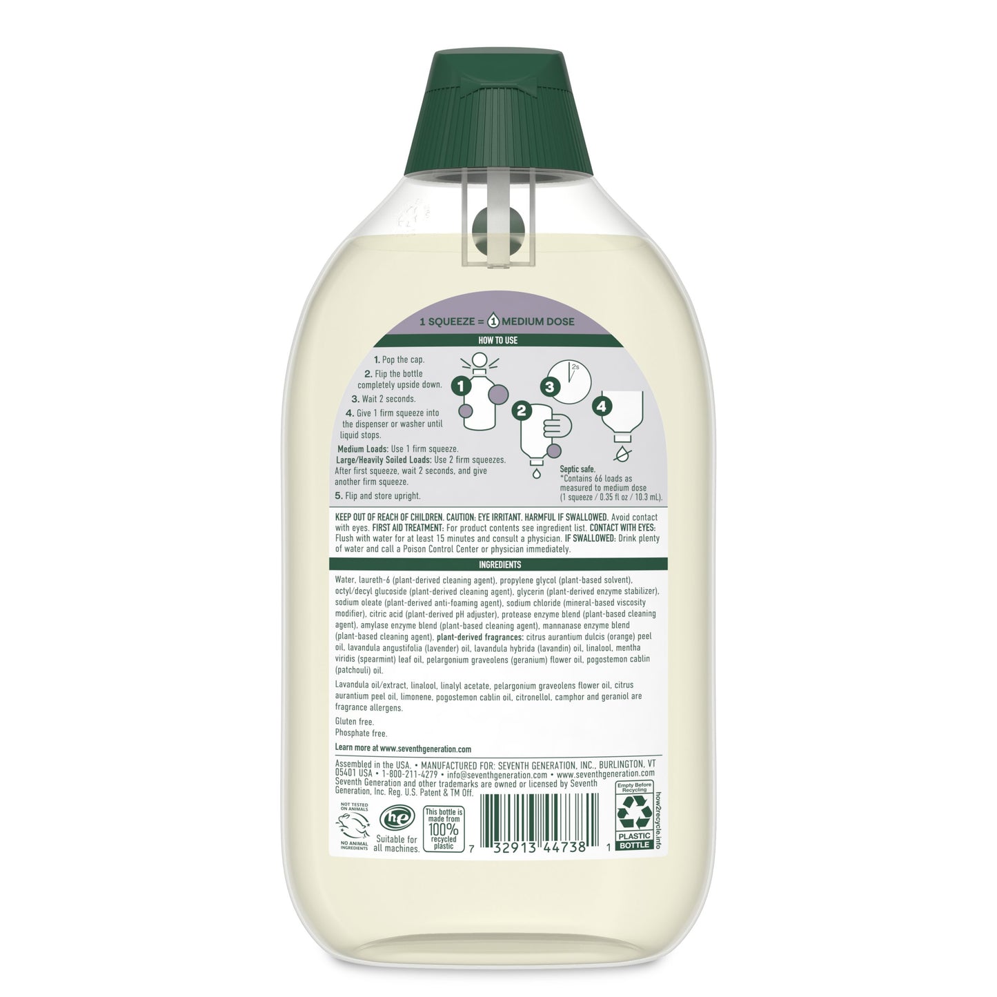 EasyDose™ Ultra Concentrated Laundry Detergent - Fresh Lavender