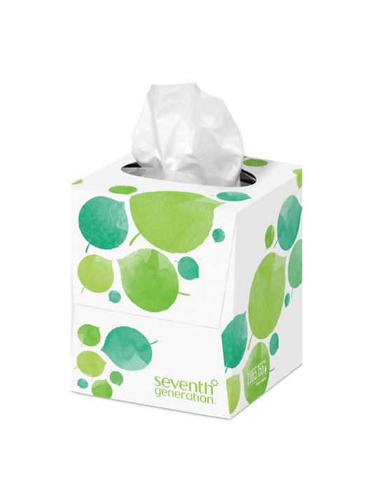 100% Recycled Facial Tissue