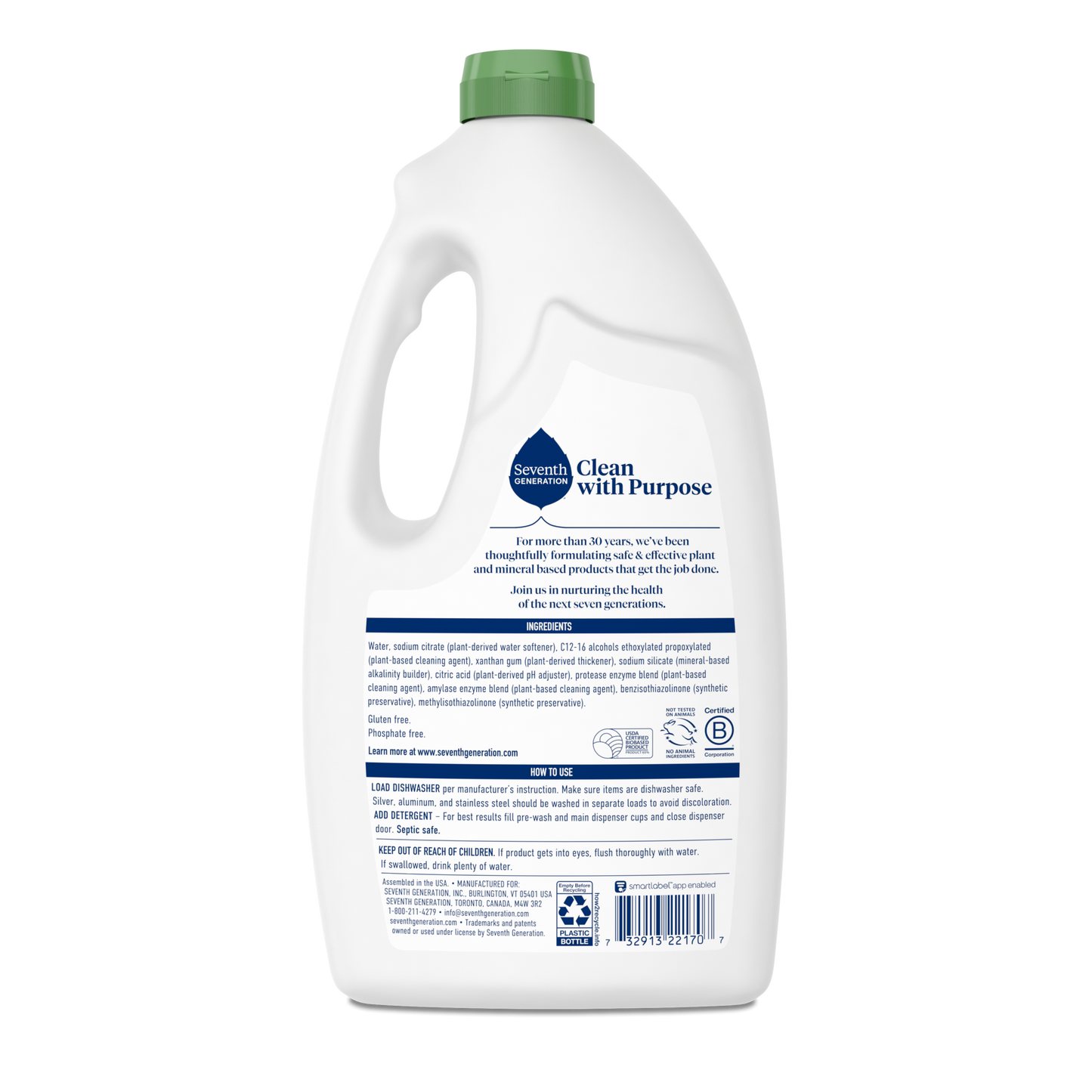 Dishwasher Detergent Gel - Free & Clear