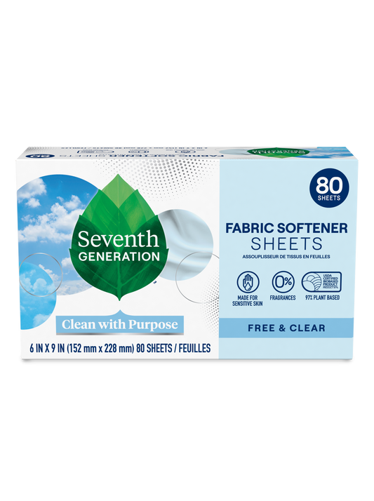 Fabric Softener Sheets - Free & Clear