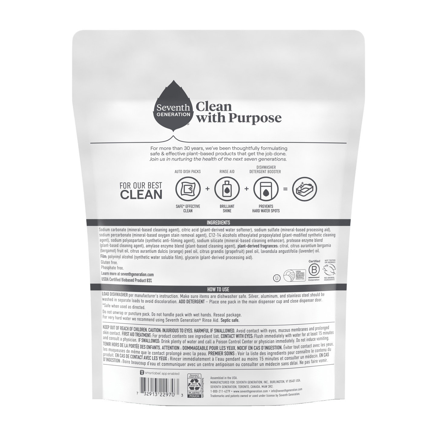 Power+™ Dishwasher Detergent Packs - Fresh Citrus