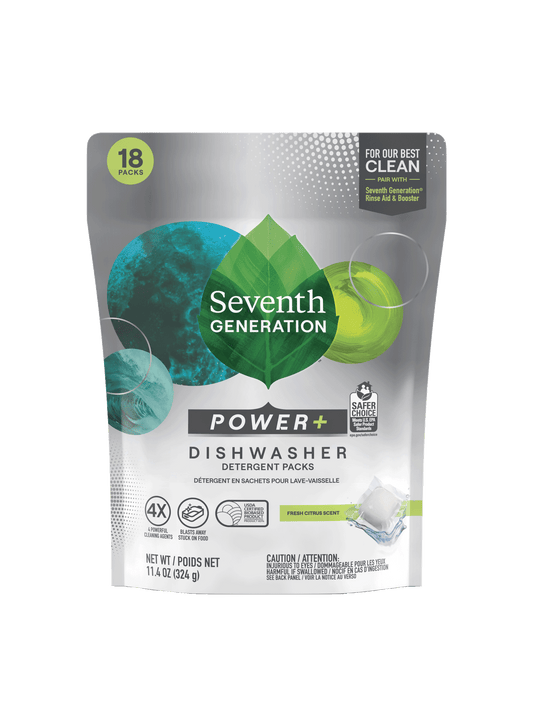 Power+™ Dishwasher Detergent Packs - Fresh Citrus