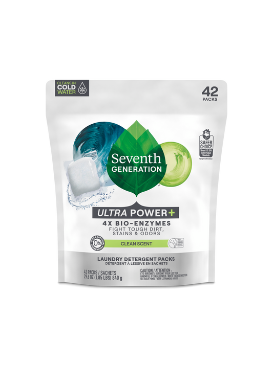 Power+™ Laundry Detergent Packs - Clean Scent
