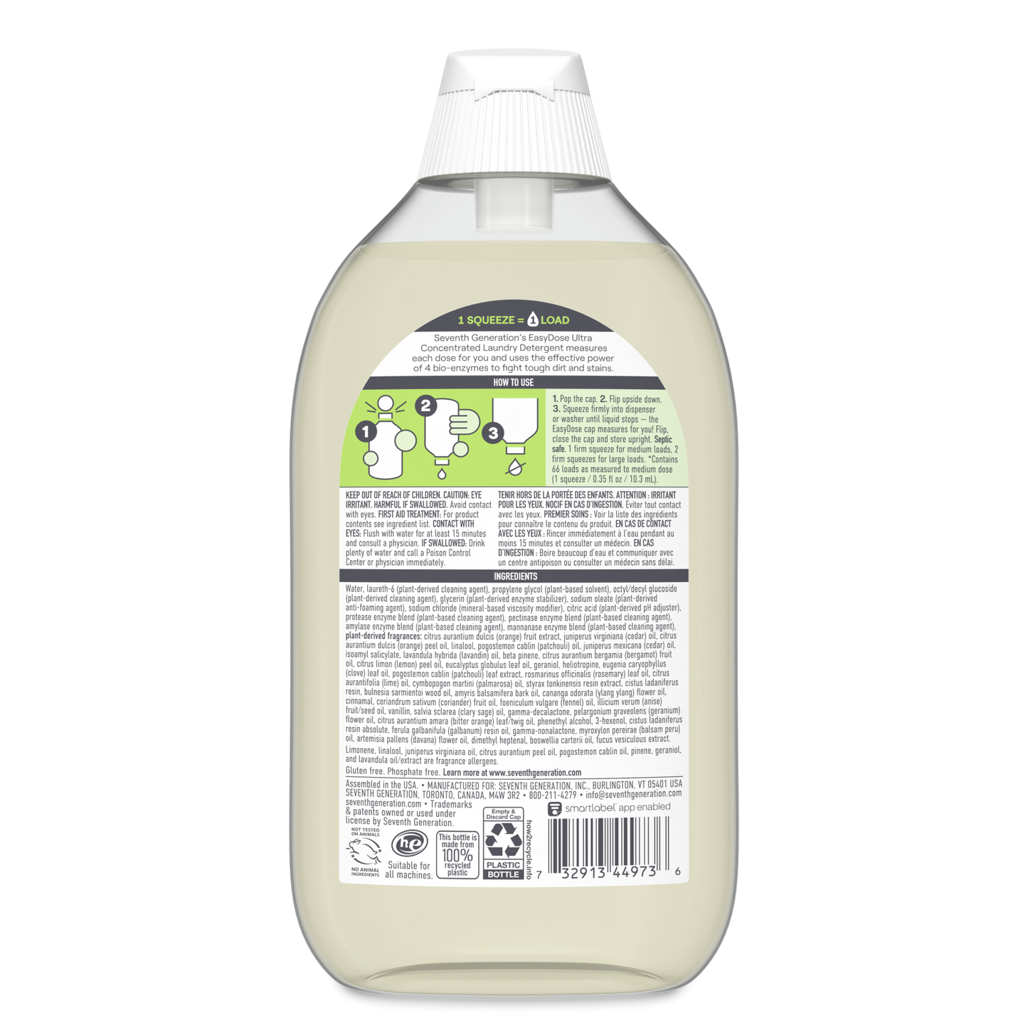 EasyDose™ Power+™ Ultra Concentrated Laundry Detergent - Clean Scent