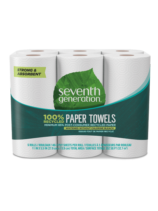 100% Recycled Paper Towels