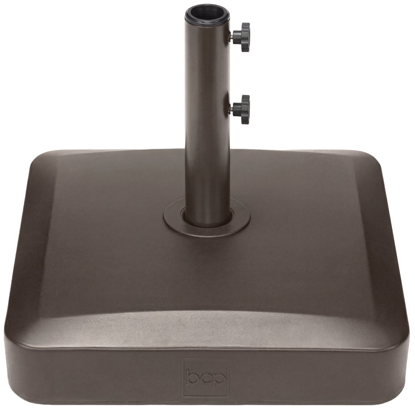 Plastic Patio Umbrella Base Pole Holder Accessory w/ Adjustable Knob
