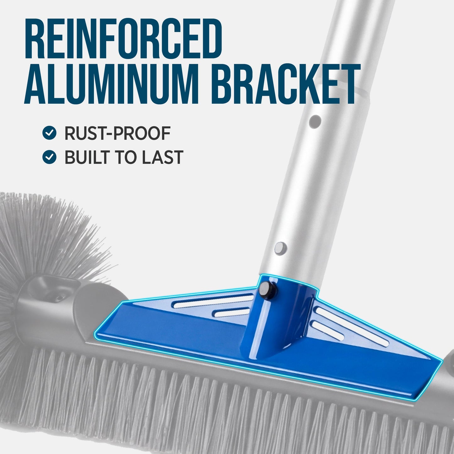 Pool Cleaning Starter KitPool Brush Skimmer Net & 9 ft Aluminum Pole
